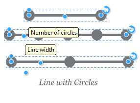 Line with Circles