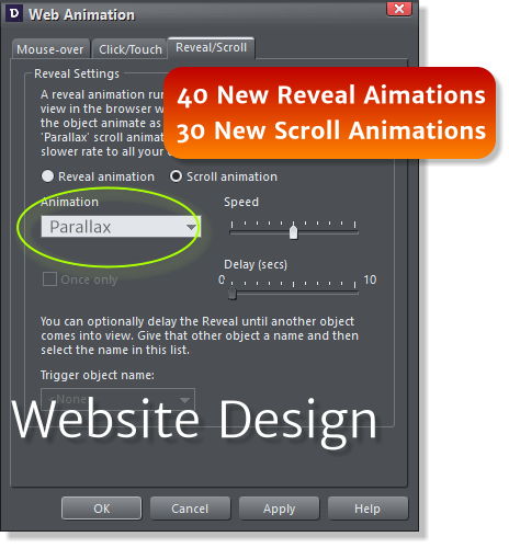 Parallax Website Design 40 New Reveal Aimations 30 New Scroll Animations